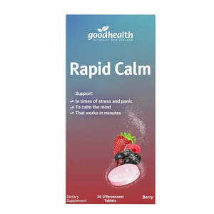 Good Health Rapid Calm Effervescent 30's Berry