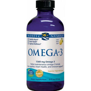 Omega Foods: Nordic Naturals Omega-3 Liquid 237ml - Lemon