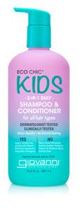 Childrens Health Well Being: Giovanni Kids 2 in 1 Daily Shampoo & Conditioner 487ml