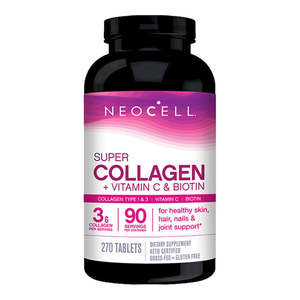 Collagen Silica: NeoCell Super Collagen+C & Biotin 270 Tablets