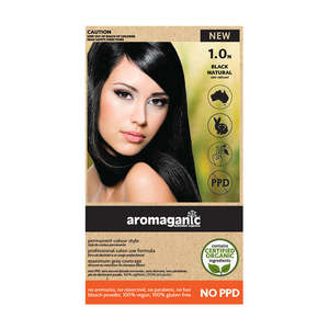 Hair Dyes: Aromaganic 1.0N Black(Natural)