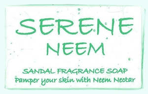 Soaps: Serene Neem Soap Lime 145gm