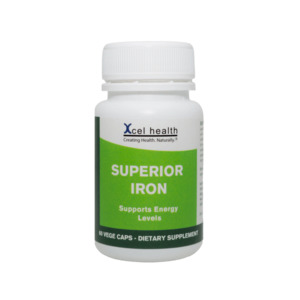 Xcel Health Superior Iron 30 Vege Capsules