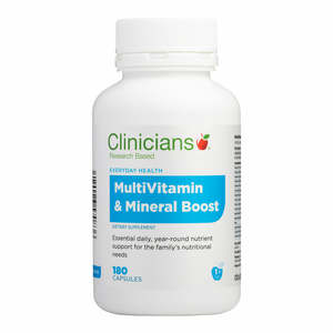 Multi Vitamins Minerals: Clinicians Multivitamin & Mineral Boost 180's