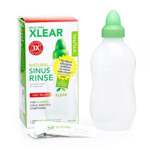 Nasal Medicines: Xlear Sinus Rinse Bottle with solution(6 packets)
