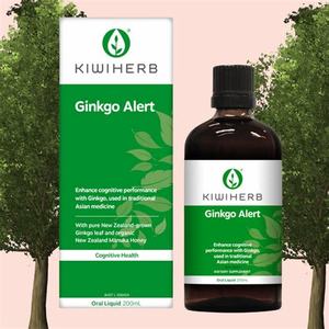 Brain Circulation: Kiwiherb Ginkgo Alert 200ml