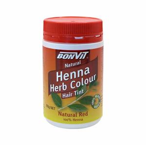 Hair Dyes: Bonvit Henna Powder - Natural Red 100g