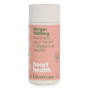 Circulation Heart: Lifestream BioActive Ginger 60 Capsules