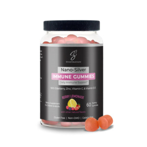 SilverCeuticals Nano-Silver Immune Gummies 60's (Berry Lemonade)