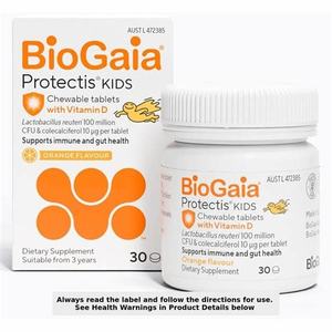 BioGaia Protectis Kids Probiotic Chewables 30's