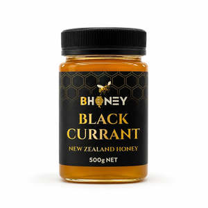 BHONEY Black Currant NZ Honey 500g