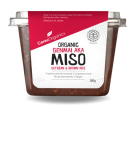 Food Bars: Ceres Organic Genmai Aka Miso 300g