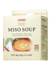 Food Bars: Mitoku Instant Miso Soup 40g (10g x 4) sachets