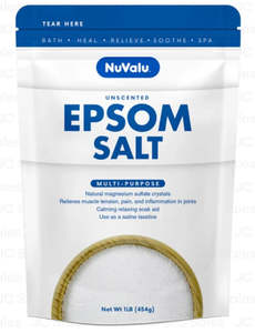NuValu Epsom Salt (Unscented) 454g