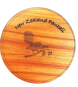 Veneer Coaster Individual - Fantail - Naturally Wood