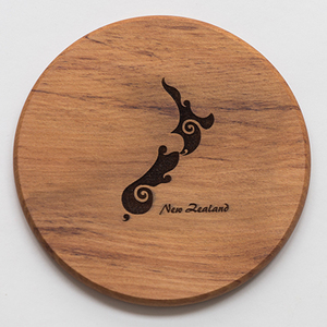 Products: Coaster Individual NZ Koru - Naturally Wood
