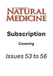 Products: Subscription - starting Issue 53 - Natural Medicine