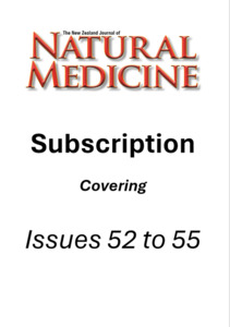 Products: Subscription - starting Issue 52 - Natural Medicine