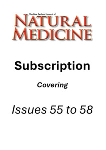 Subscription - starting Issue 55 - Natural Medicine