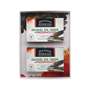 Products: Peter & John Green Lipped Mussel 30000 + Red Krill Oil 120Caps - NaturalNZ