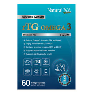Products: Natural NZ Salmon RTG Omega3 60 Softgels - NaturalNZ