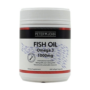 Peter & John Fish Oil Omega3 1000mg 60Caps - NaturalNZ