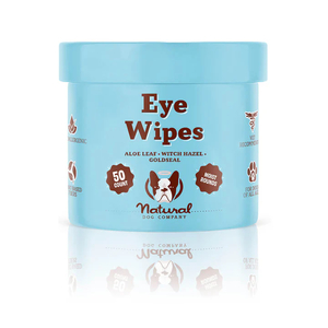 Cleaning Dog Tear Stain with Natural Eye Wipes for Canine Health