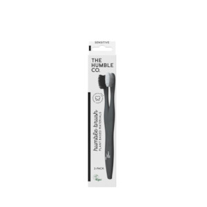 Personal Care: Plant-based Toothbrush - Sensitive Black & White