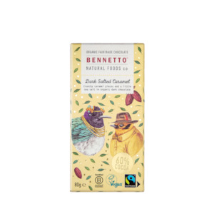 Pantry: Dark Salted Caramel Organic Chocolate Block 80g