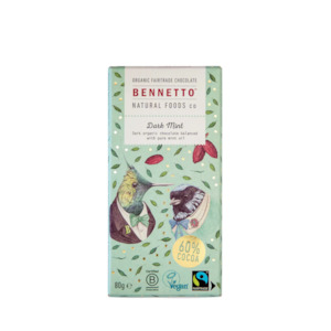 Pantry: Dark Mint Organic Chocolate Block 80g