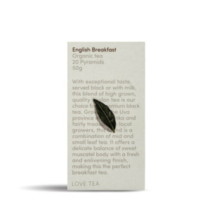 Love Tea: Love Tea English Breakfast - Loose Leaf 100g