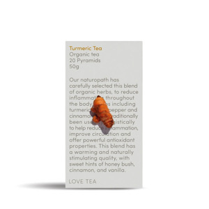 Love Tea: Turmeric - Pyramid Bags x20