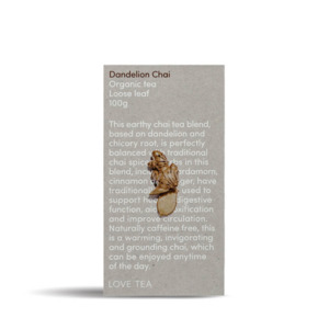 Love Tea: Dandelion Chai - Loose Leaf 100g