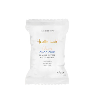 Health Lab: Chewy Choc Chip Peanut Butter Protein Ball