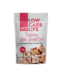 Low Carb Life: Low Carb Life Slice Raspberry White Chocolate 300g