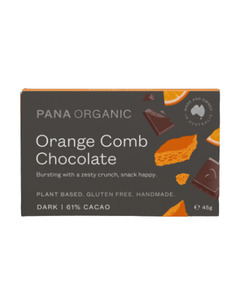 Pana Organic: Pana Bar Orange Comb 45g