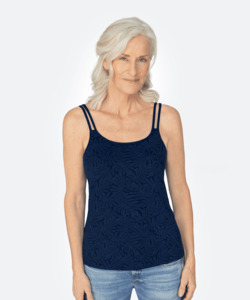 Products: Amoena Valletta Top Nightfall - Naturalwear NZ