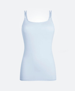 Products: Amoena Valletta Top Light Blue - Naturalwear NZ