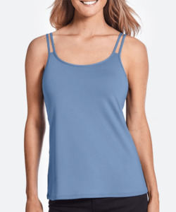 Products: Amoena Valletta Top Cornflower Blue - Naturalwear NZ