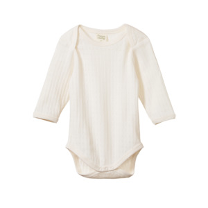 Pointelle Long Sleeve Bodysuit
