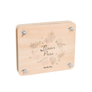 Flower and leaves press