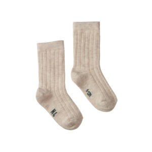 Wear: Organic Cotton Rib Socks