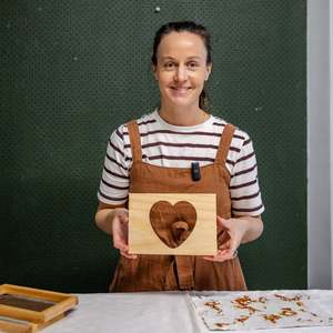 Build Your Own Box: Heart-shaped paper-making frame