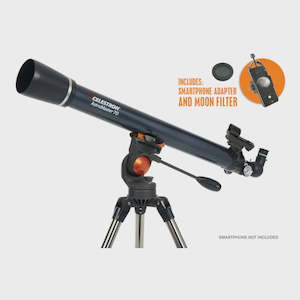 Optics/Telescopes: Telescope, 70mm, 2.7", Refractor, Astromaster, Celestron