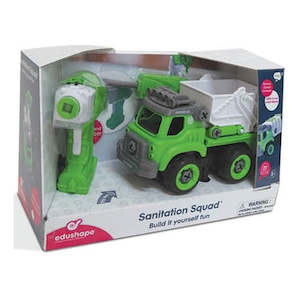 Construction Kits: Green Rubbish Truck