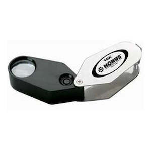 Optics Magnifiers: Magnifer, 10x Folding w/Light