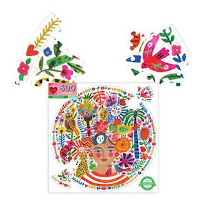 Puzzles Jigsaw: eeBoo: 500pce Puzzle, Positivity Rd