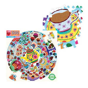 Puzzles Jigsaw: eeBoo: 500pce Puzzle, Tea Party Rd