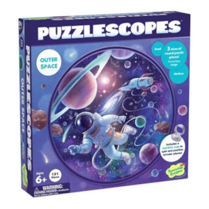 Puzzles Jigsaw: Peaceable Kingdom Puzzlescopes: Outer Space