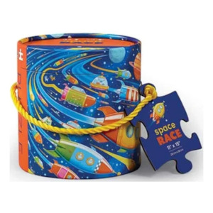 Puzzles Jigsaw: Croc Creek Mini Canister: Space Race,24pcs